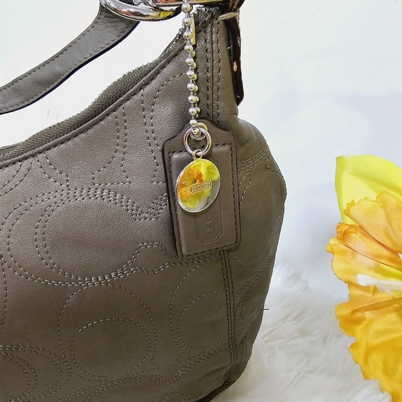 Coach Signature Hobo Leather F19415 Shoulder Hand Bag Purse - END OF SUMMER SALE - Picture 9 of 16